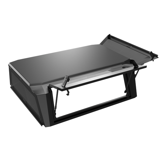 Aluminum Truck Bed Cap With Windows for Tacoma (2016-2023) | 5' Bed