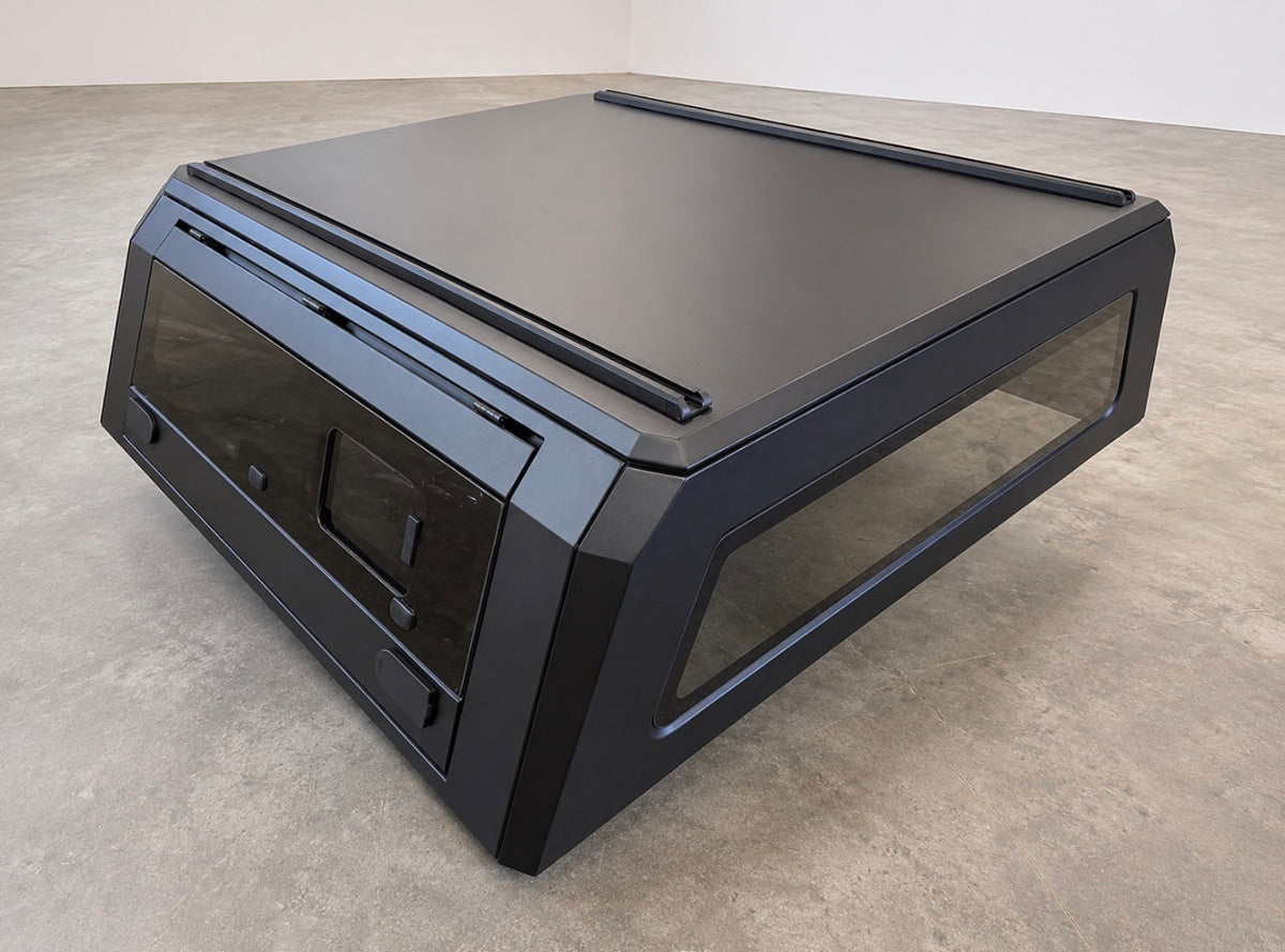 Aluminum Truck Bed Cap With Windows for Ford F-150 (2015+) | 5.5', 6.5' Bed