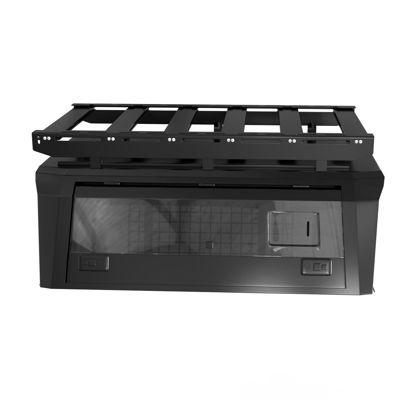 Aluminum Truck Bed Cap With Windows for Ford F-150 (2015+) | 5.5' Bed