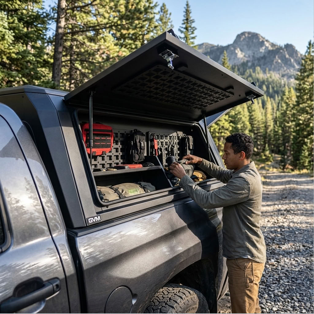 Truck Topper Storage Cabinet