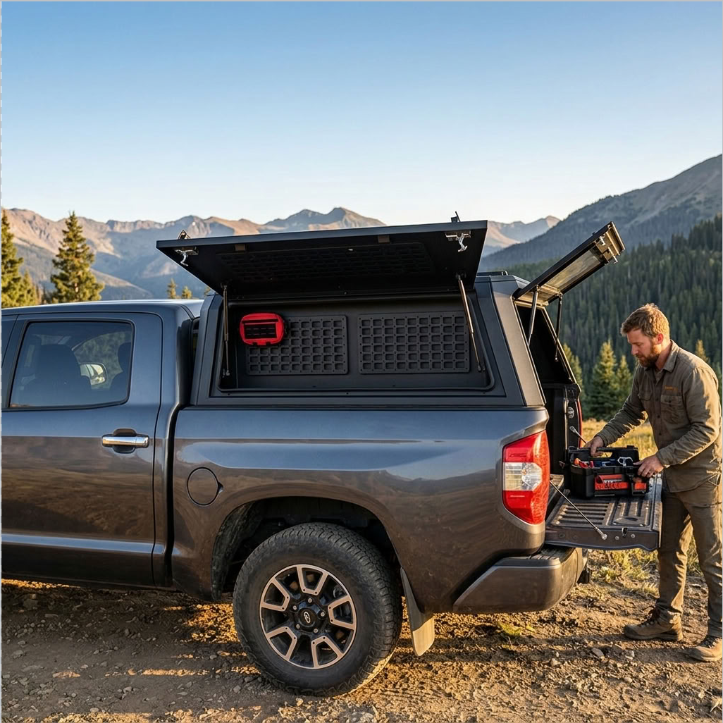 Truck Topper Storage Cabinet