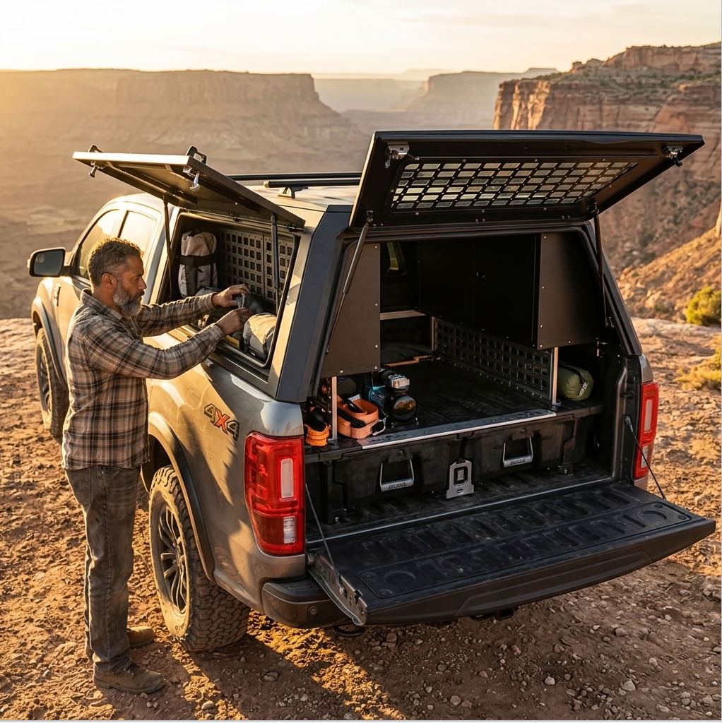 Truck Topper Storage Cabinet