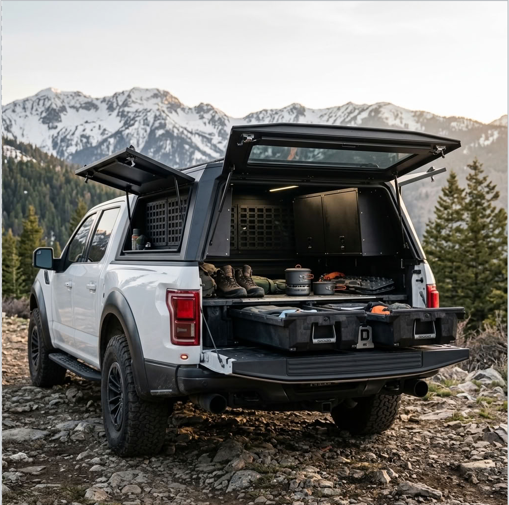 Truck Topper Storage Cabinet