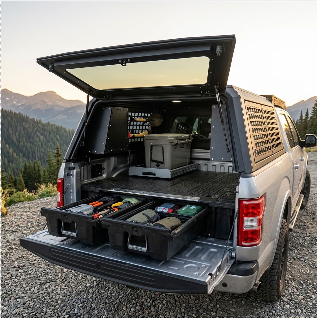 Truck Topper Storage Cabinet
