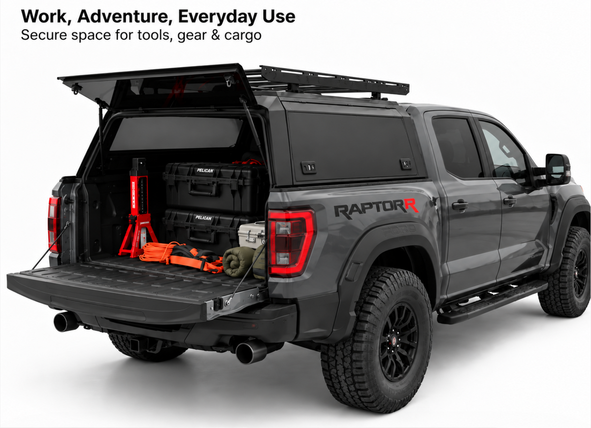 Aluminum Truck Bed Cap for Ford F-150 (2015+) | 5.5', 6.5' Bed